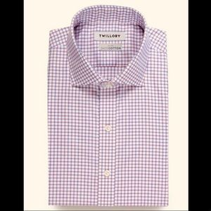 Men’s TWILLORY Pink/Blue Grid Shirt👔